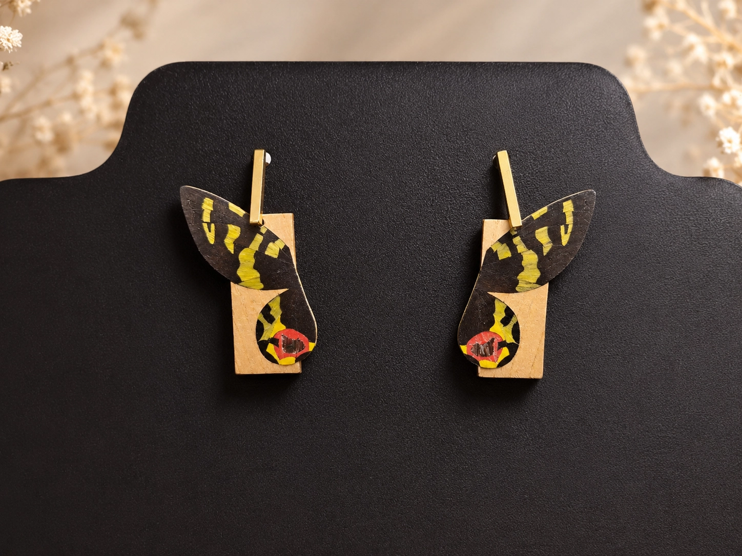 Boucle d'oreille papillon